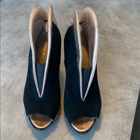 Raphael Young Paris Open Toe Booties - Picture 2 of 5